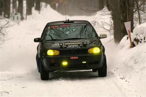 Chase Blakely / Mike Callaway VW GTI on SS9, Old State-Huff I.