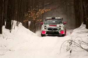Brad Hayosh / Keegan Helwig Subaru WRX STi on SS9, Old State-Huff I.