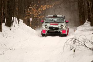 Brad Hayosh / Keegan Helwig Subaru WRX STi on SS9, Old State-Huff I.
