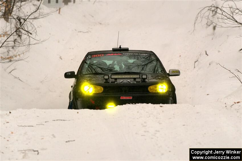 Chase Blakely / Mike Callaway VW GTI on SS9, Old State-Huff I.