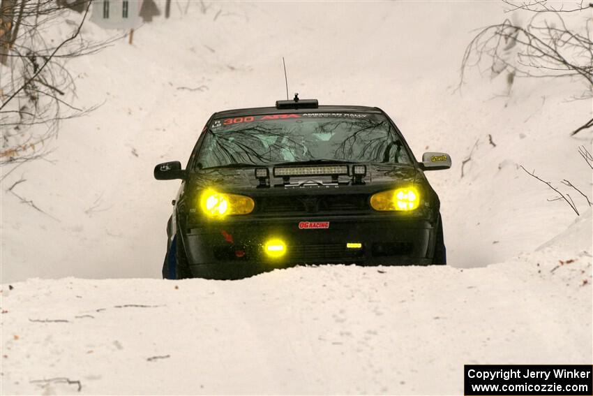 Chase Blakely / Mike Callaway VW GTI on SS9, Old State-Huff I.