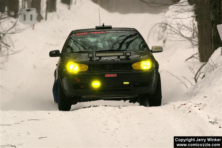 Chase Blakely / Mike Callaway VW GTI on SS9, Old State-Huff I.