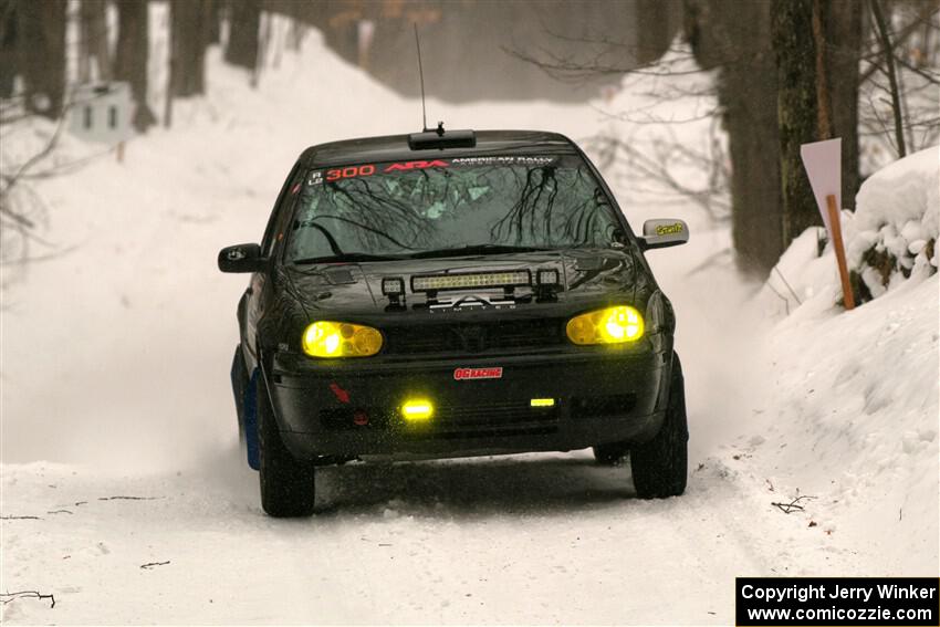 Chase Blakely / Mike Callaway VW GTI on SS9, Old State-Huff I.