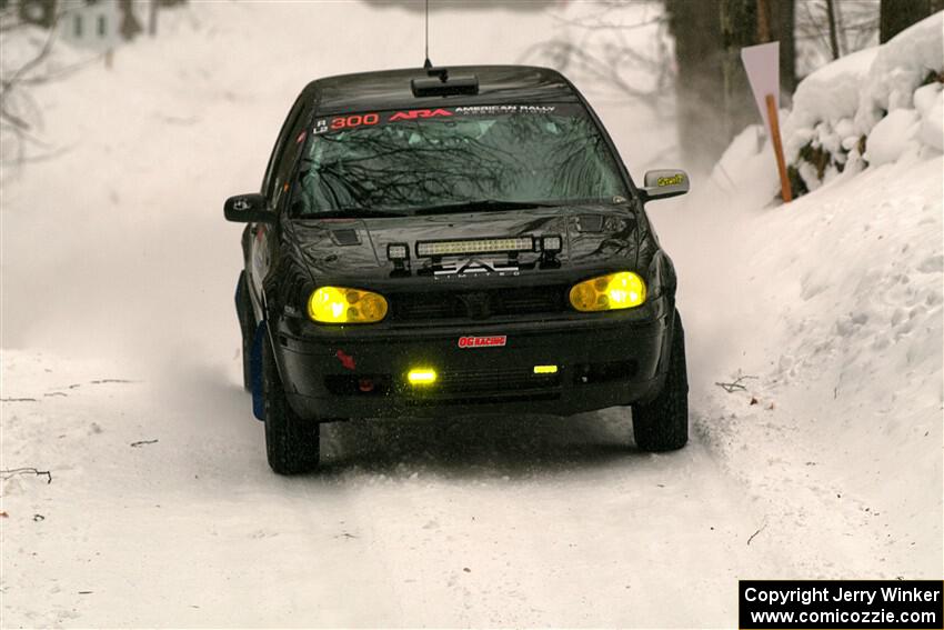 Chase Blakely / Mike Callaway VW GTI on SS9, Old State-Huff I.