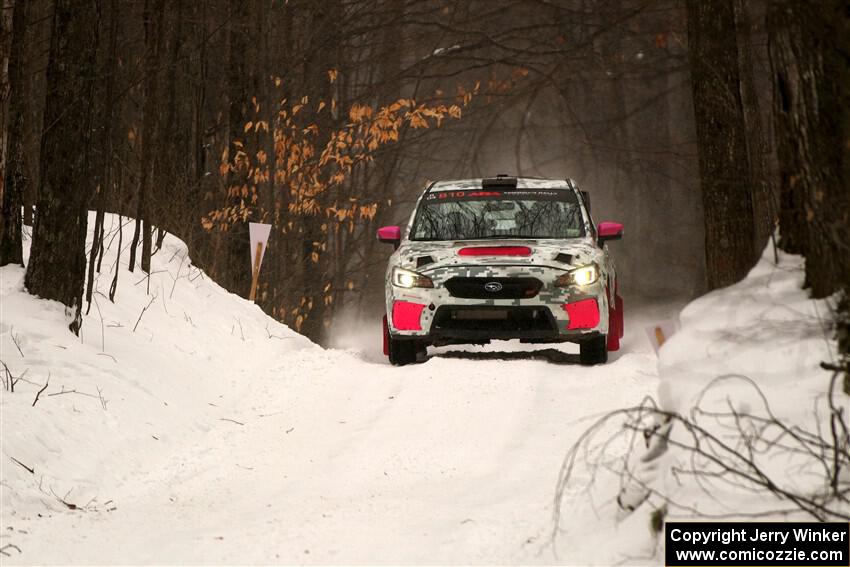 Brad Hayosh / Keegan Helwig Subaru WRX STi on SS9, Old State-Huff I.