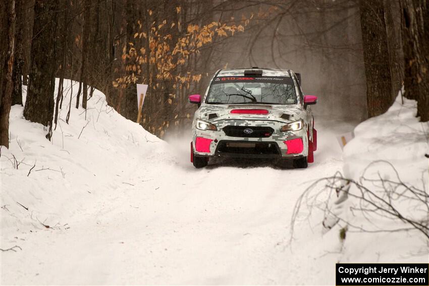 Brad Hayosh / Keegan Helwig Subaru WRX STi on SS9, Old State-Huff I.