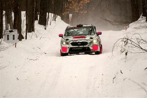 Brad Hayosh / Keegan Helwig Subaru WRX STi on SS9, Old State-Huff I.