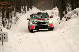 Brad Hayosh / Keegan Helwig Subaru WRX STi on SS9, Old State-Huff I.