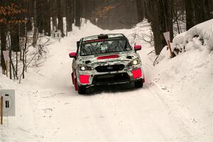 Brad Hayosh / Keegan Helwig Subaru WRX STi on SS9, Old State-Huff I.
