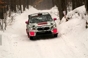 Brad Hayosh / Keegan Helwig Subaru WRX STi on SS9, Old State-Huff I.