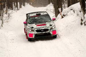 Brad Hayosh / Keegan Helwig Subaru WRX STi on SS9, Old State-Huff I.