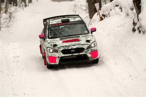 Brad Hayosh / Keegan Helwig Subaru WRX STi on SS9, Old State-Huff I.