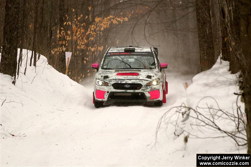 Brad Hayosh / Keegan Helwig Subaru WRX STi on SS9, Old State-Huff I.