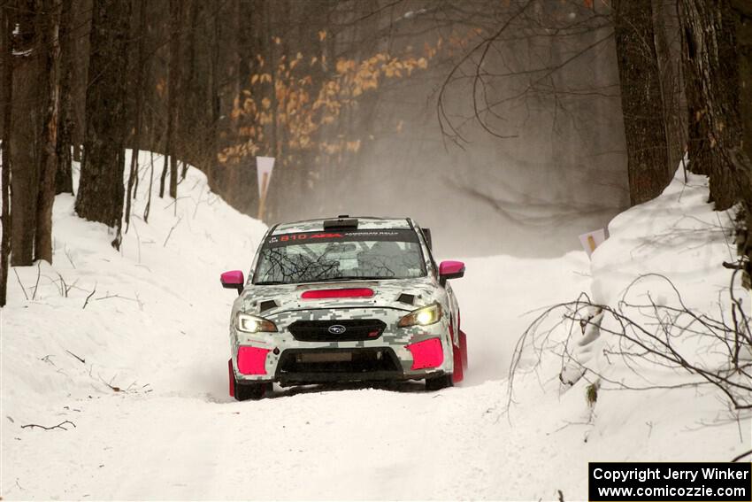 Brad Hayosh / Keegan Helwig Subaru WRX STi on SS9, Old State-Huff I.
