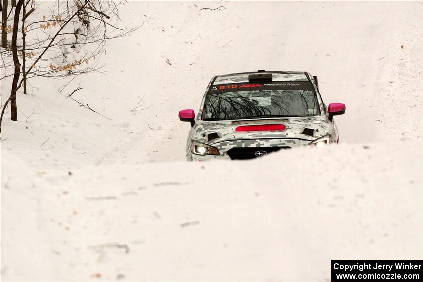Brad Hayosh / Keegan Helwig Subaru WRX STi on SS9, Old State-Huff I.