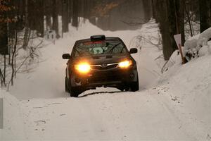 Jordan Buetow / Elena Huizar Subaru Impreza on SS9, Old State-Huff I.
