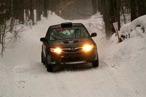 Jordan Buetow / Elena Huizar Subaru Impreza on SS9, Old State-Huff I.