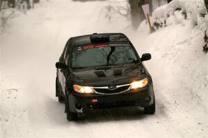 Jordan Buetow / Elena Huizar Subaru Impreza on SS9, Old State-Huff I.