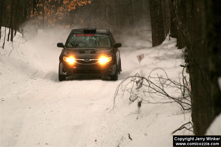 Jordan Buetow / Elena Huizar Subaru Impreza on SS9, Old State-Huff I.