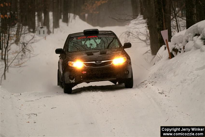 Jordan Buetow / Elena Huizar Subaru Impreza on SS9, Old State-Huff I.