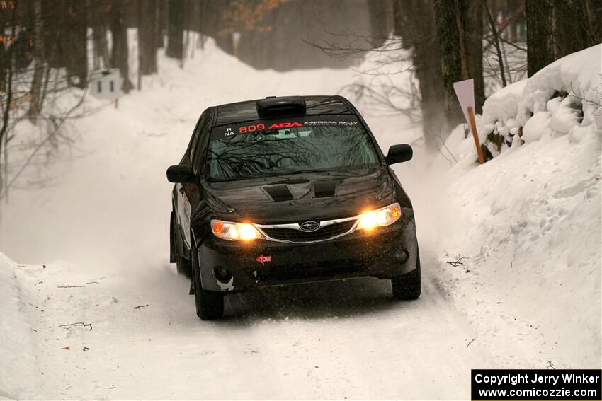 Jordan Buetow / Elena Huizar Subaru Impreza on SS9, Old State-Huff I.