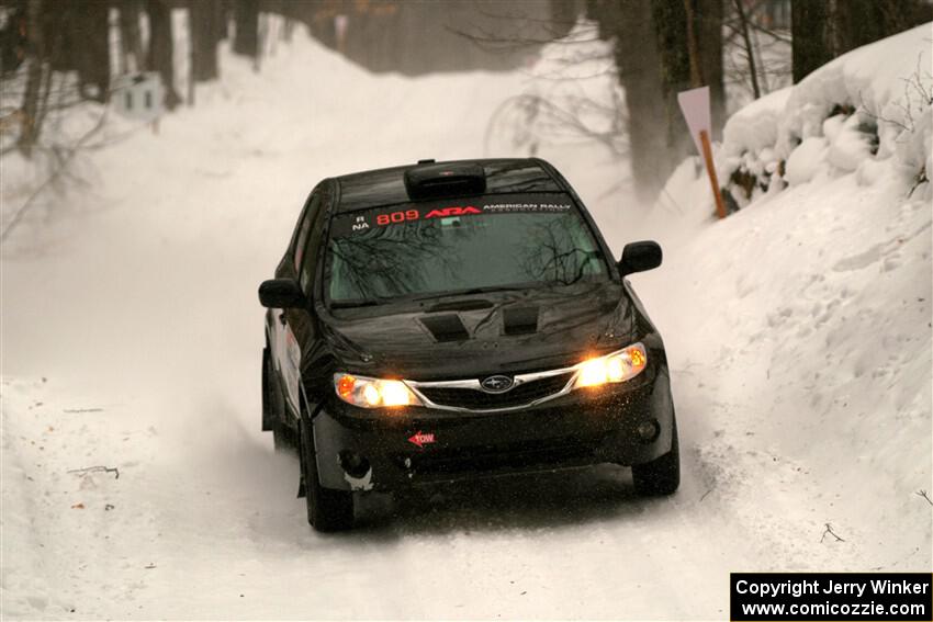 Jordan Buetow / Elena Huizar Subaru Impreza on SS9, Old State-Huff I.