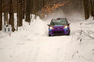 Imogen Thompson / Steve Harrell Ford Fiesta on SS9, Old State-Huff I.