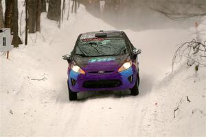 Imogen Thompson / Steve Harrell Ford Fiesta on SS9, Old State-Huff I.