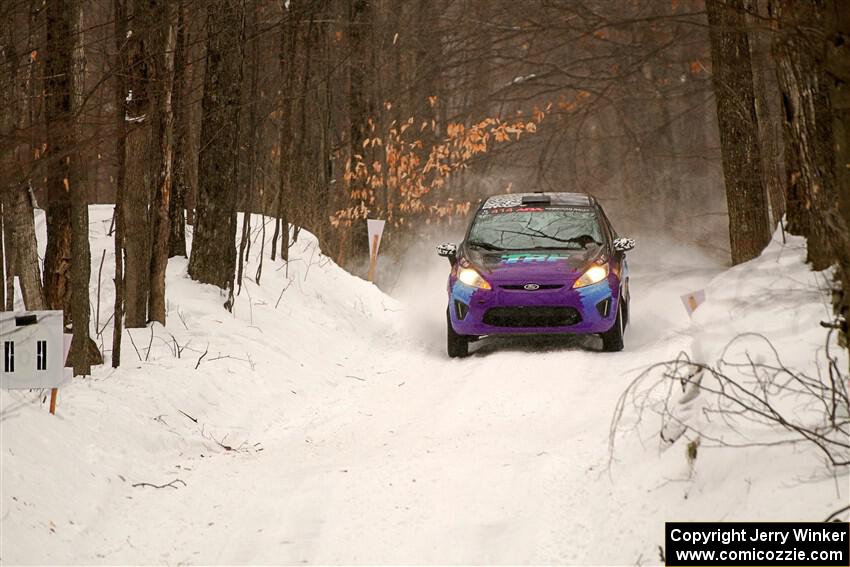 Imogen Thompson / Steve Harrell Ford Fiesta on SS9, Old State-Huff I.