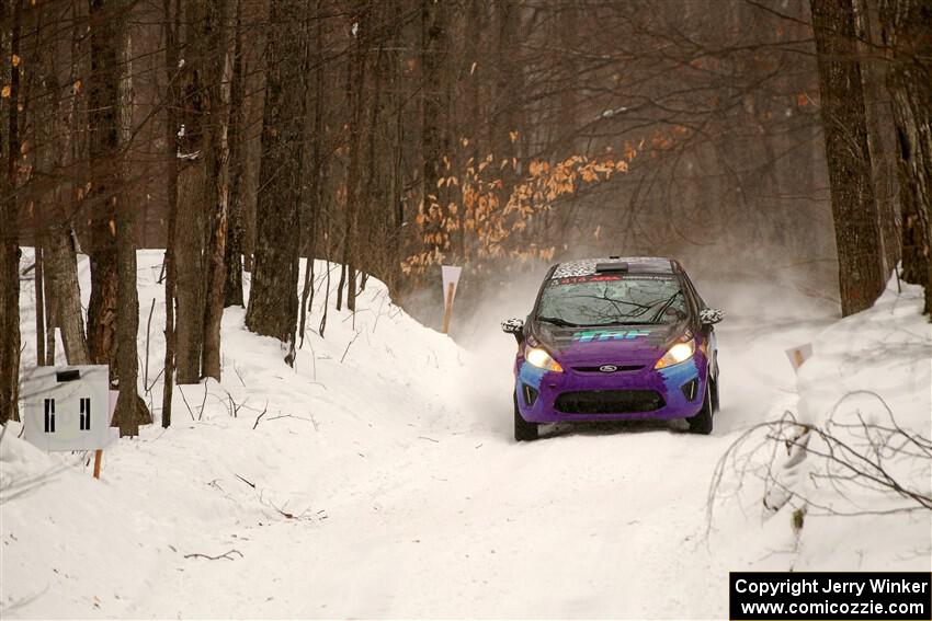 Imogen Thompson / Steve Harrell Ford Fiesta on SS9, Old State-Huff I.