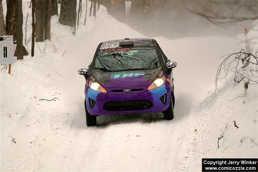 Imogen Thompson / Steve Harrell Ford Fiesta on SS9, Old State-Huff I.