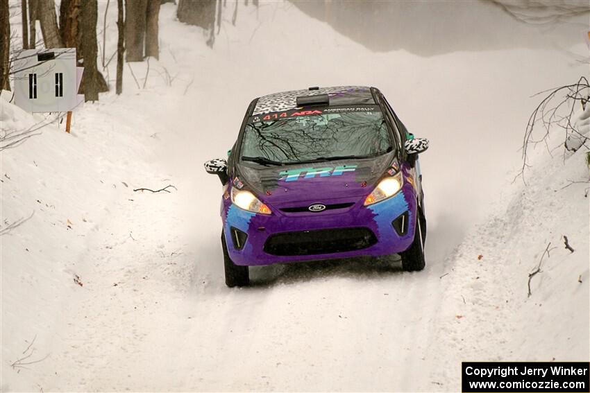 Imogen Thompson / Steve Harrell Ford Fiesta on SS9, Old State-Huff I.