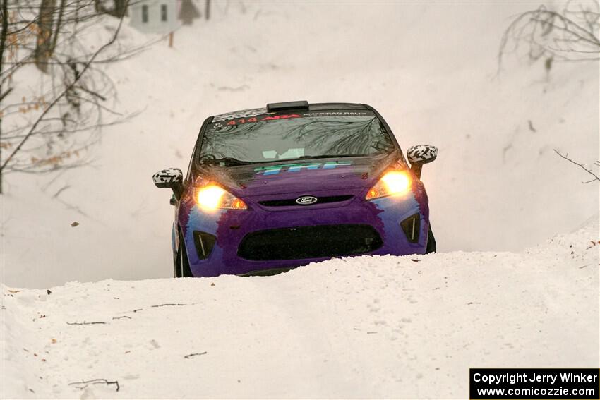 Imogen Thompson / Steve Harrell Ford Fiesta on SS9, Old State-Huff I.