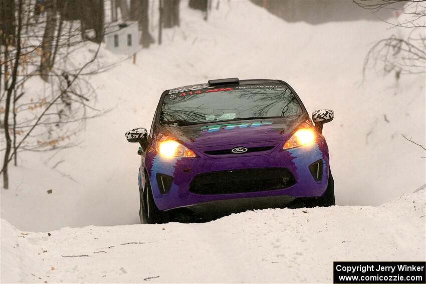 Imogen Thompson / Steve Harrell Ford Fiesta on SS9, Old State-Huff I.