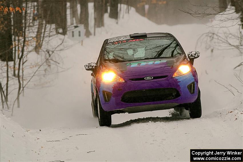 Imogen Thompson / Steve Harrell Ford Fiesta on SS9, Old State-Huff I.