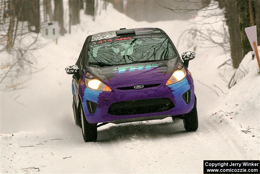 Imogen Thompson / Steve Harrell Ford Fiesta on SS9, Old State-Huff I.