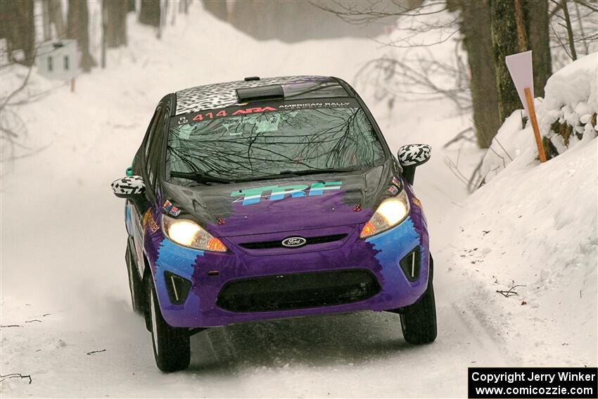 Imogen Thompson / Steve Harrell Ford Fiesta on SS9, Old State-Huff I.