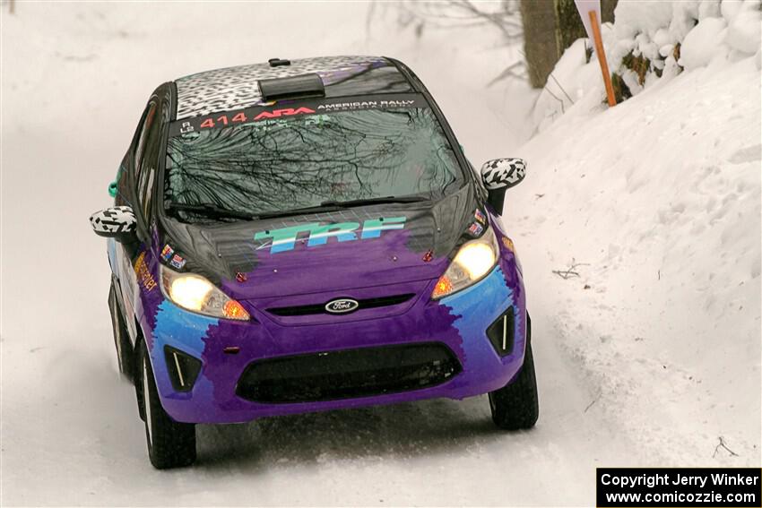 Imogen Thompson / Steve Harrell Ford Fiesta on SS9, Old State-Huff I.