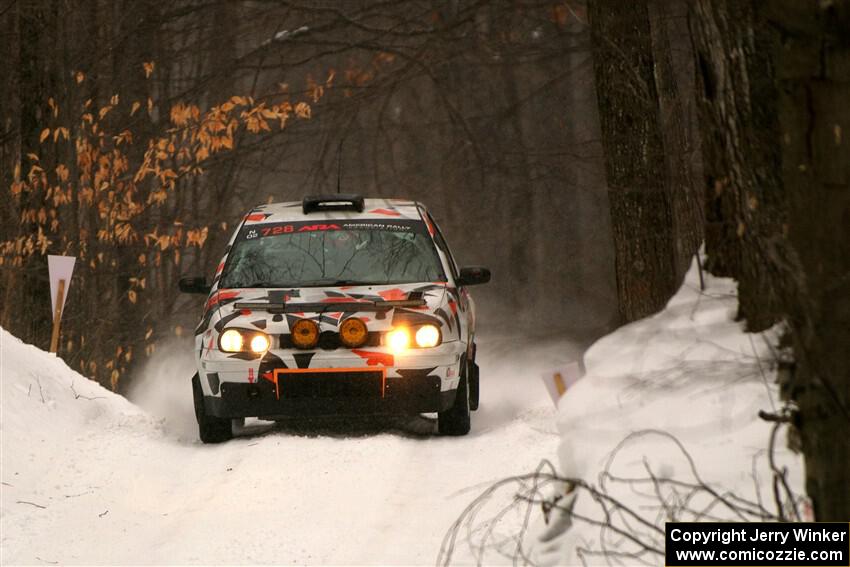 John Gusmano / Zack Goldstein VW GTI on SS9, Old State-Huff I.