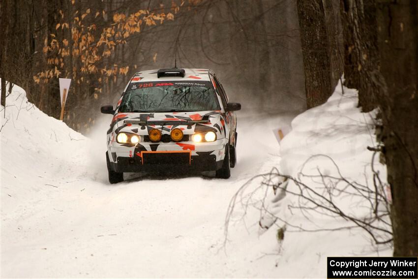 John Gusmano / Zack Goldstein VW GTI on SS9, Old State-Huff I.