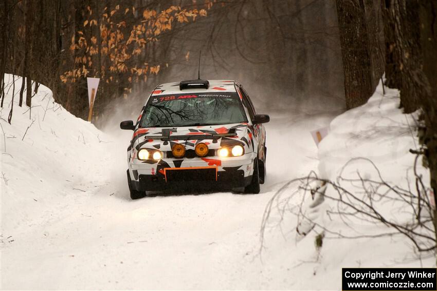 John Gusmano / Zack Goldstein VW GTI on SS9, Old State-Huff I.