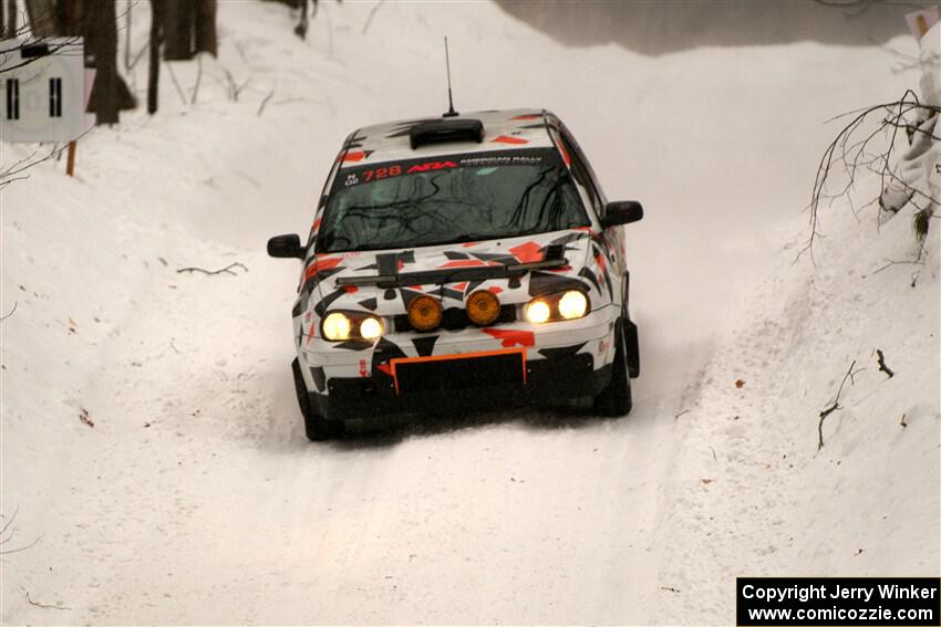 John Gusmano / Zack Goldstein VW GTI on SS9, Old State-Huff I.