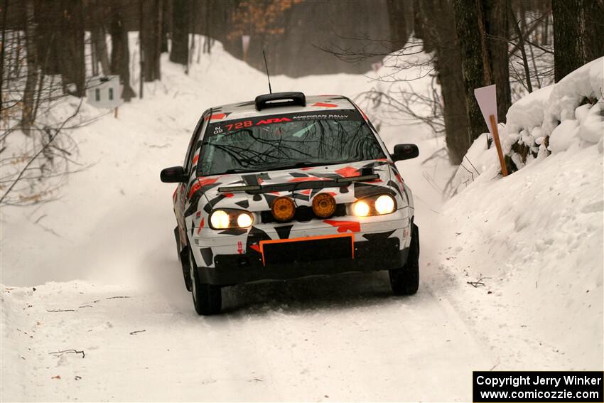 John Gusmano / Zack Goldstein VW GTI on SS9, Old State-Huff I.