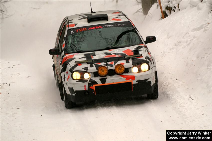 John Gusmano / Zack Goldstein VW GTI on SS9, Old State-Huff I.
