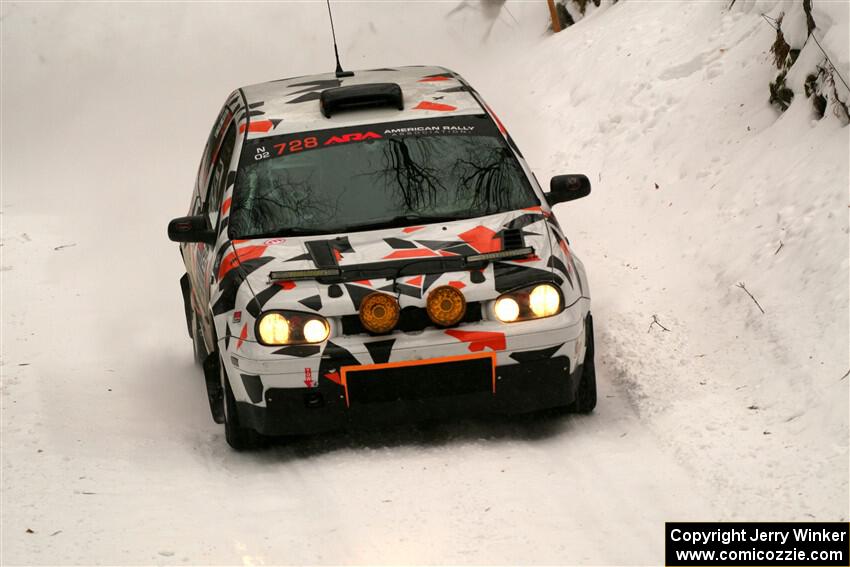 John Gusmano / Zack Goldstein VW GTI on SS9, Old State-Huff I.