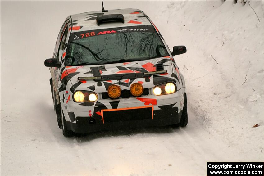 John Gusmano / Zack Goldstein VW GTI on SS9, Old State-Huff I.