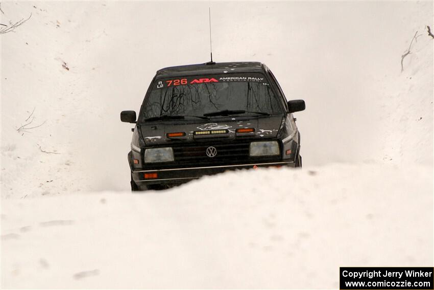 Erik Votipka / Clarissa Votipka VW Golf on SS9, Old State-Huff I.