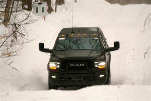 A Dodge Ram 2500 pickup sweeps SS9, Old State-Huff I.