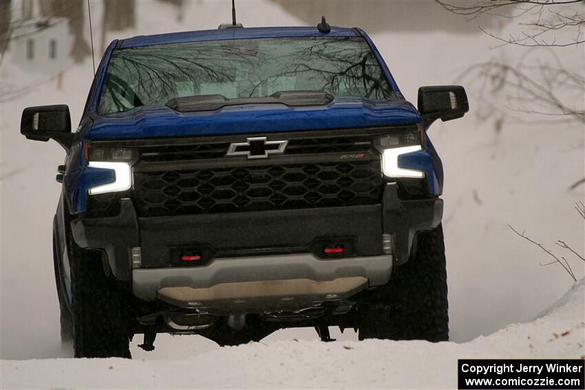 A Chevy Silverado pickup sweeps SS9, Old State-Huff I.