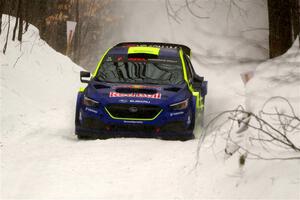 Brandon Semenuk / Keaton Williams Subaru WRX ARA25 on SS12, Old State-Huff II.